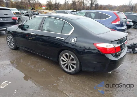 2013 Honda Accord Sport из США, поврежденный, VIN 1HGCR2F53DA012520